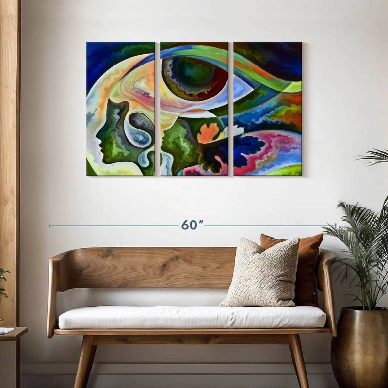 Avery Relationships In Texture Abstract, 28" H x 45" W