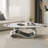 Aneia 51.2'' L Oval Coffee Table with Musical Note Base-455723757