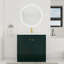 36'' Free standing Single Bathroom Vanity With Resin Vanity Top-1073003036
