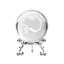Boule de cristal sculptée pour décoration d'Halloween, socle de bureau, ornement en cristal blanc, cadeau-1977095455