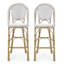 Structure en aluminium rouille blanche et noire 29,5 po
