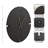 Numberless Textured Wall Clock