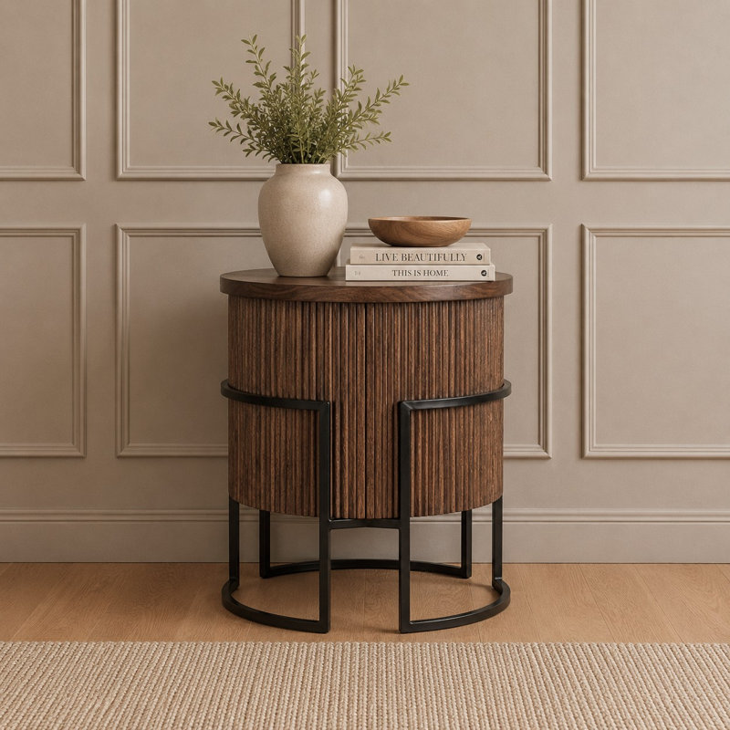 50 cm W Bedside Table