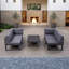 Berendine Wicker 4 - Person Garden Lounge Set with Cushions
