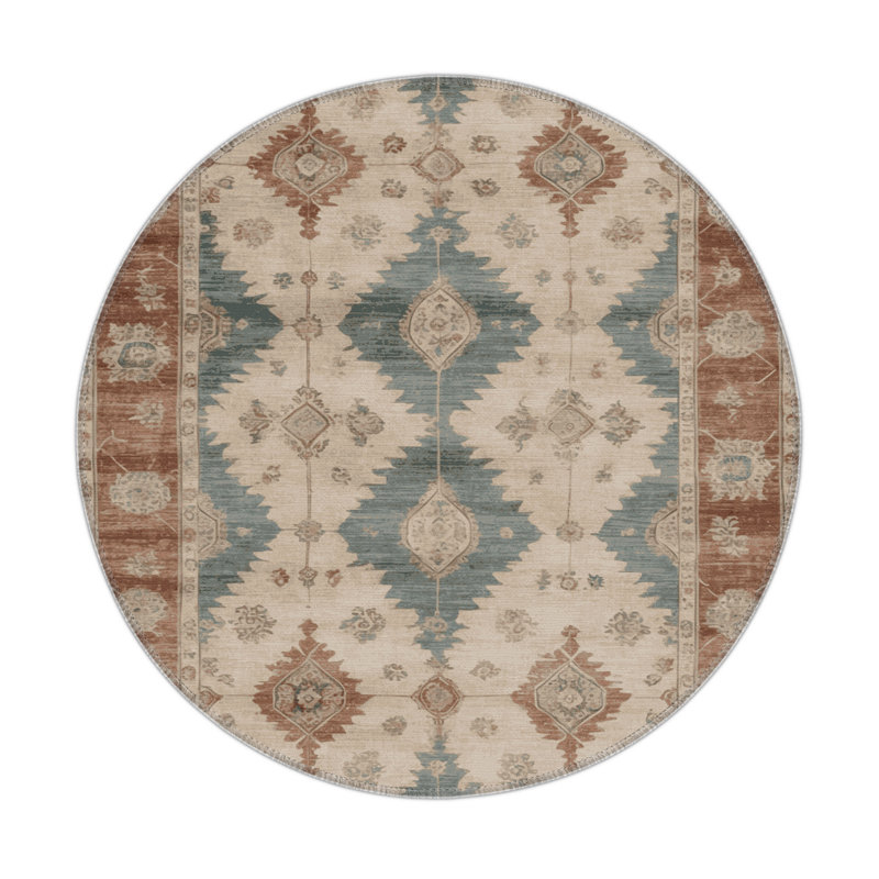Overdyed Beige Indoor and Outdoor Area Rug, Rectangle 9' x 12'