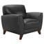 Fauteuil en cuir véritable d'une largeur de 39,38 po Caloundra-50033539