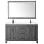 Ensemble de meuble-lavabo double avec miroir Daria-97878035-97878039-125003079