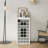 brown walnut color modular 32 wine bar cabinet Buffet Cabinet-548727804