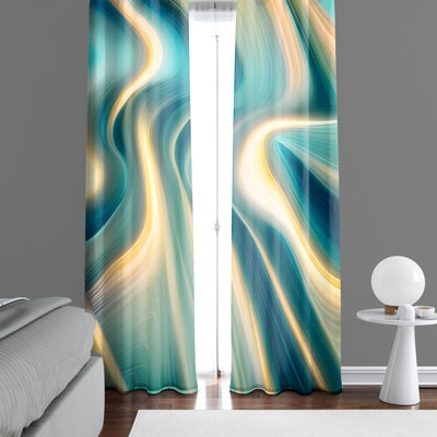 Semi Sheer Curtain Panel Pair