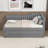 Upholstered Daybed with Three Drawers and Trundle-803584501-803584507