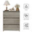 Table de chevet 3 tiroirs Bozidar-853584404