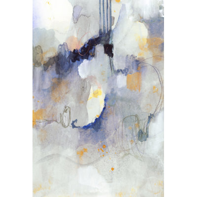 Watercolor Tatter I - Wrapped Canvas Painting