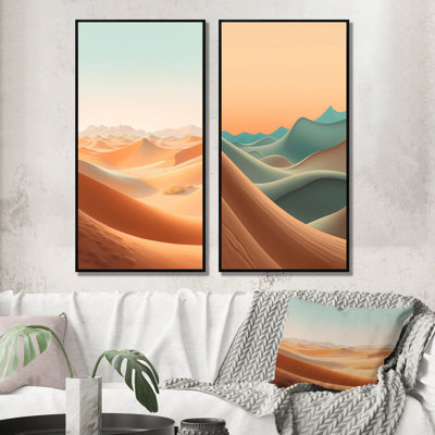 «Desert Sands», 2 pièces
