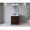 Meuble-lavabo simple avec plateau en quartz Palmilla