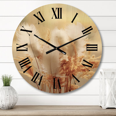 Horloge murale en bois massif Staats