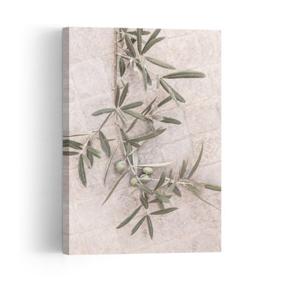 Spanish Tiles Delicate Organic Rustic Landscape Nature Wall Art Print