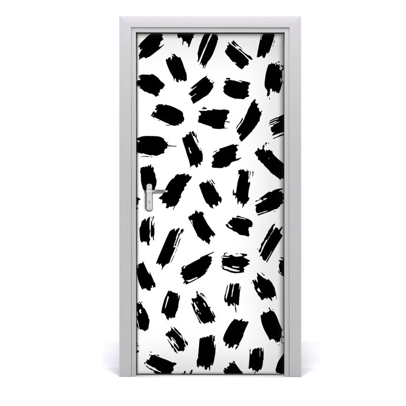 Black Spot Door Decal, 80.7" H x 37.4" W