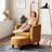Torrence Upholstered Barrel Chair with Ottoman-975096845