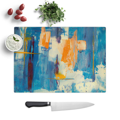 Tempered Glass Art Painting Vol.300 Chopping Board