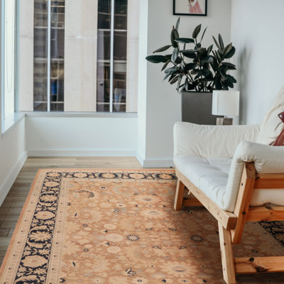 Peshawar Oushak Brown Rug 9'0" x 11'10"