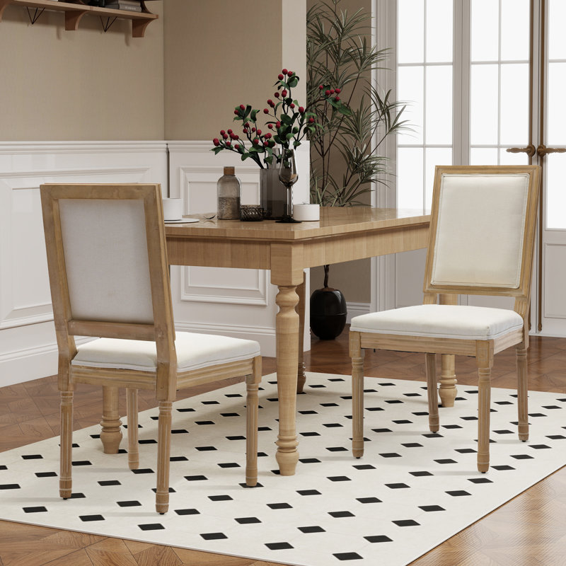 Chaise rembourrée de 19,68 po de largeur, Beige