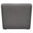 Marshall 3PC Corner Modular Sectional W/ Scooped Seat In Grey Fabric