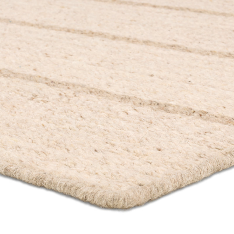 Tapis brun clair / beige fait à la main Vibe By Latitude Run® Almeda, Rectangle 10 pi x 14 pi