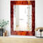 Miroir mural 17 colourfields triangulaire-40101840