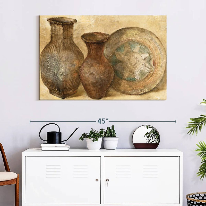 Lelar Woven Vessels II, 26" H x 39" W