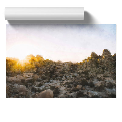 View Of Joshua Tree National Park - No Frame Print