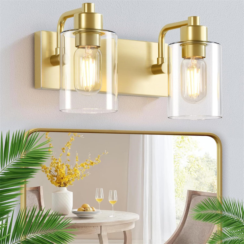 Dimmable Vanity Light, 2, Gold