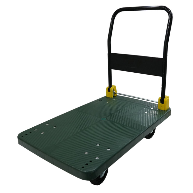 Chariot à main capacité pliable, H 35,6 po x l 23,6 po x P 35,8 po, Vert