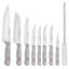 WÜsthof Gourmet Grey 9-pc All Around Knife Set