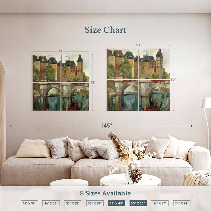 Nicci Paris Late Summer II, 50" H x 50" W