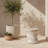 Terralune Indoor Outdoor Side Table  In Oasis Concrete Finish