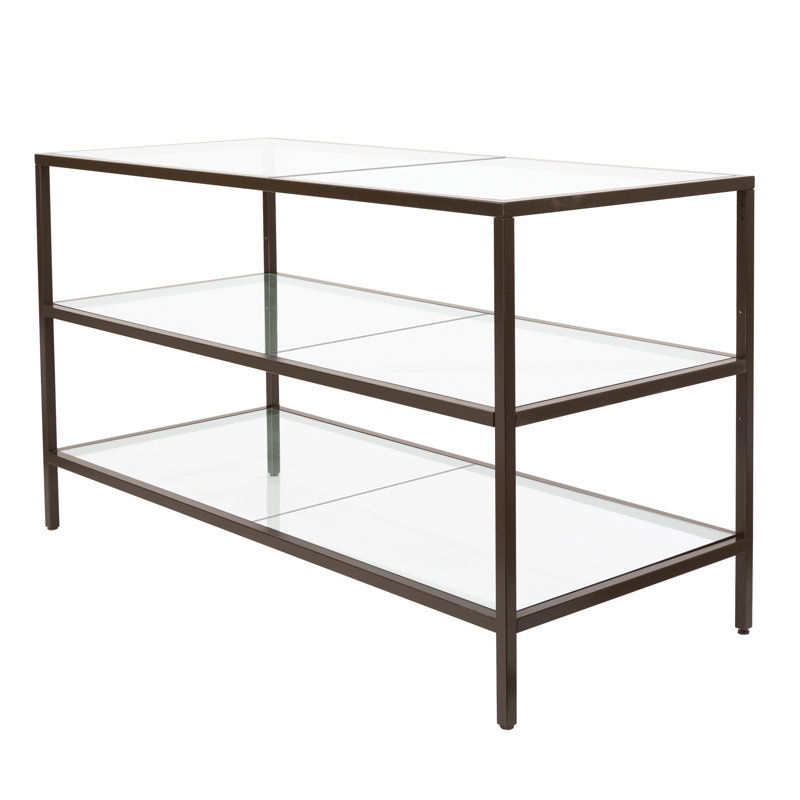 60'' Glass Top Console Table