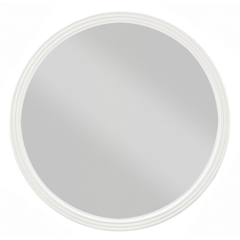 Miroir rond gris Carena
