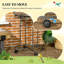 Support pour perchoir en bois
