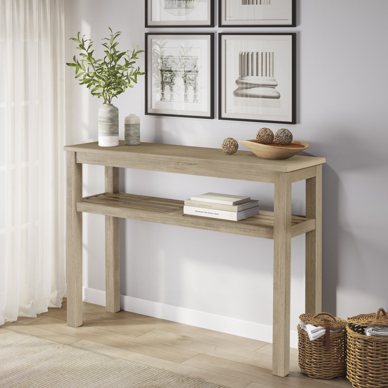 Newcastleton 43'' Solid Wood Console Table, Drifted Sand