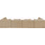 Causeuse modulaire en tissu Eilene Chenille-113470843-112472596