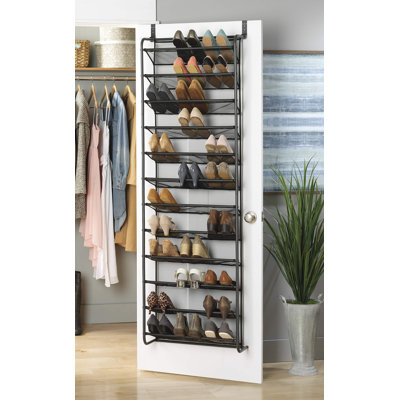 36 Pair Over-The-Door Rack-Shoe Organizer