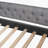 Upholstered daybed with Two Drawers, Wood Slat Support