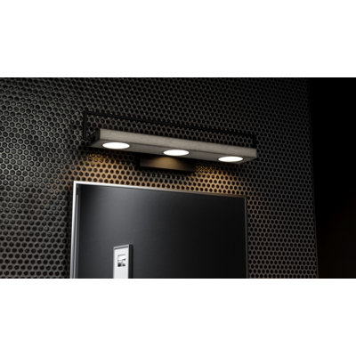 1 - Light Dimmable LED Black Bath Bar