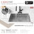 Styluxe STYLISH Single Bowl Undermount Stainless Steel Kitchen Sink