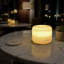 Lampe de table cylindrique en marbre de jade en cristal naturel, veilleuse en marbre à DEL à intensité variable, lampe de chevet rechargeable en pierre de jade pour une utilisation intérieure et extérieure-468535696