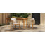 Ensemble de 2 chaises d'extérieur en bois d'acacia avec poignées en corde, coussins lavables et imperméables, capacité de 400 lb-909027560-909027542