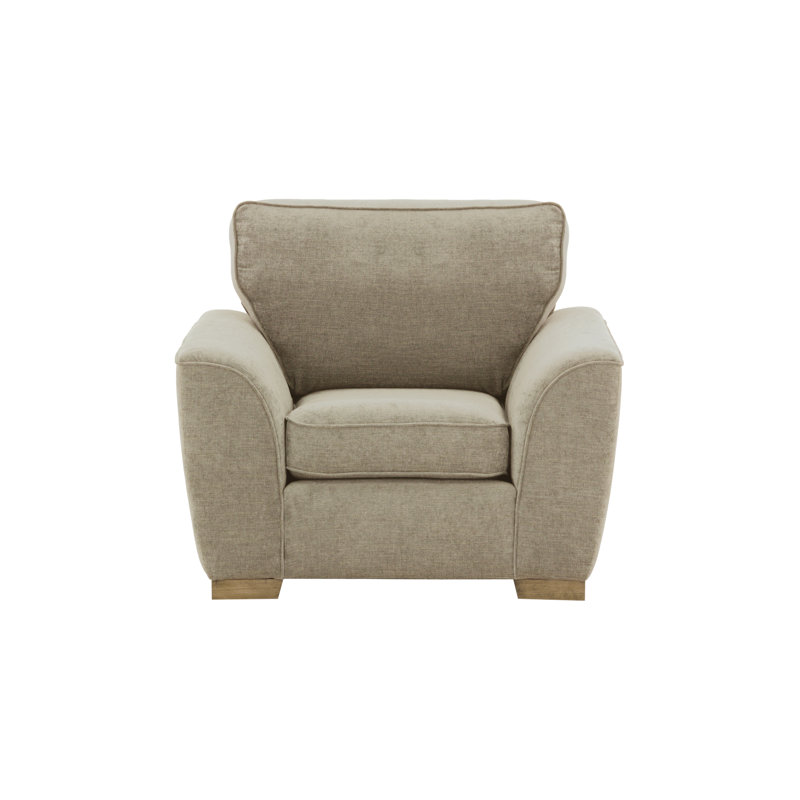 Garance Upholstered Armchair, Beige