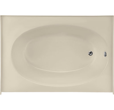 Kona 60'' x 42'' Soaking Fiberglass Bathtub