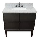 Elysian 37'' Single Bathroom Vanity with Granite Top