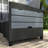 5-Piece Rectangle Wicker Outdoor Patio Dining Set With Side Tables-7121638